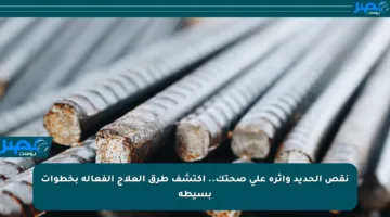 نقص الحديد وأثره على صحتك.. اكتشف طرق العلاج الفعالة بخطوات بسيطة